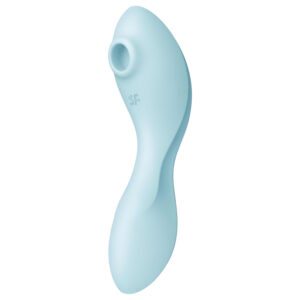 Satisfyer Curvy Trinity 5+ - chytrý 2v1 vibrátor - modrý