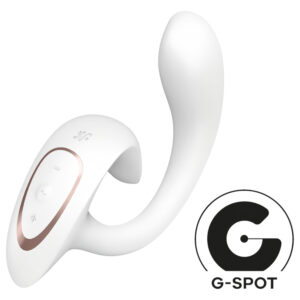 Satisfyer G for Goddess 1 - vibrátor na klitoris a bod G - bílý
