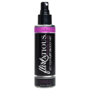 Sensuva Flirtatious - feromonový tělový sprej - granátové jablko a kokos