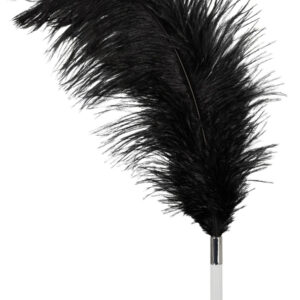 Strucctoll - peříčkový šimrátko - krátká délka - akrylová rukojeť černá