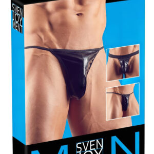 Svenjoyment - pánské tanga set - černá - 3 kusy - S-L