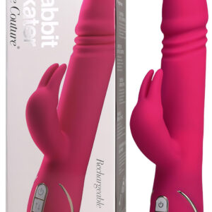 Vibe Couture Rabbit Skater - Vibrátor králíček s přirážením - růžový
