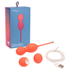 We-Vibe Bloom - venušin kulička s vyměnitelnými závažími - oranžová