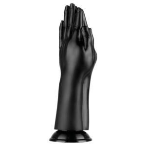 BUTTR - fisting dildo s přísavkou - černý