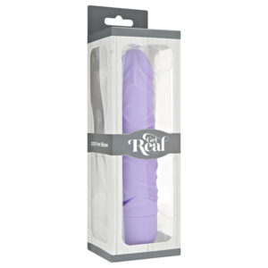 Classic Get Real - realistický vibrátor - silikonový - fialový