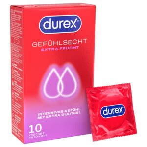 Durex - extra lubrikovaný kondom (10 ks)