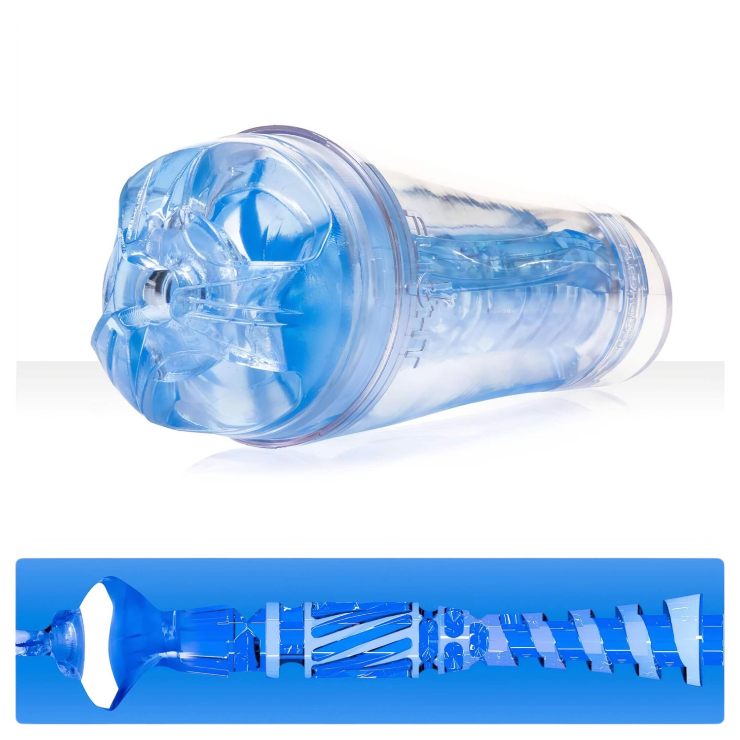 Fleshlight Flight Commander - masturbátor sání - modrý