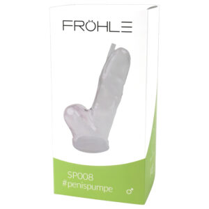 Fröhle SP008 - lékařský anatomický vákuový válec na penis - náhradní válec - 21 cm