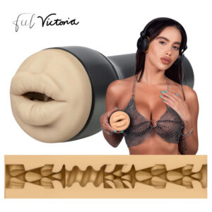 Kiiroo Victoria June - umělá ústa - kompatibilní s PowerBlow (přírodní)