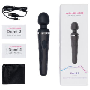 LOVENSE Domi 2 - chytrý masážní vibrátor (černý)
