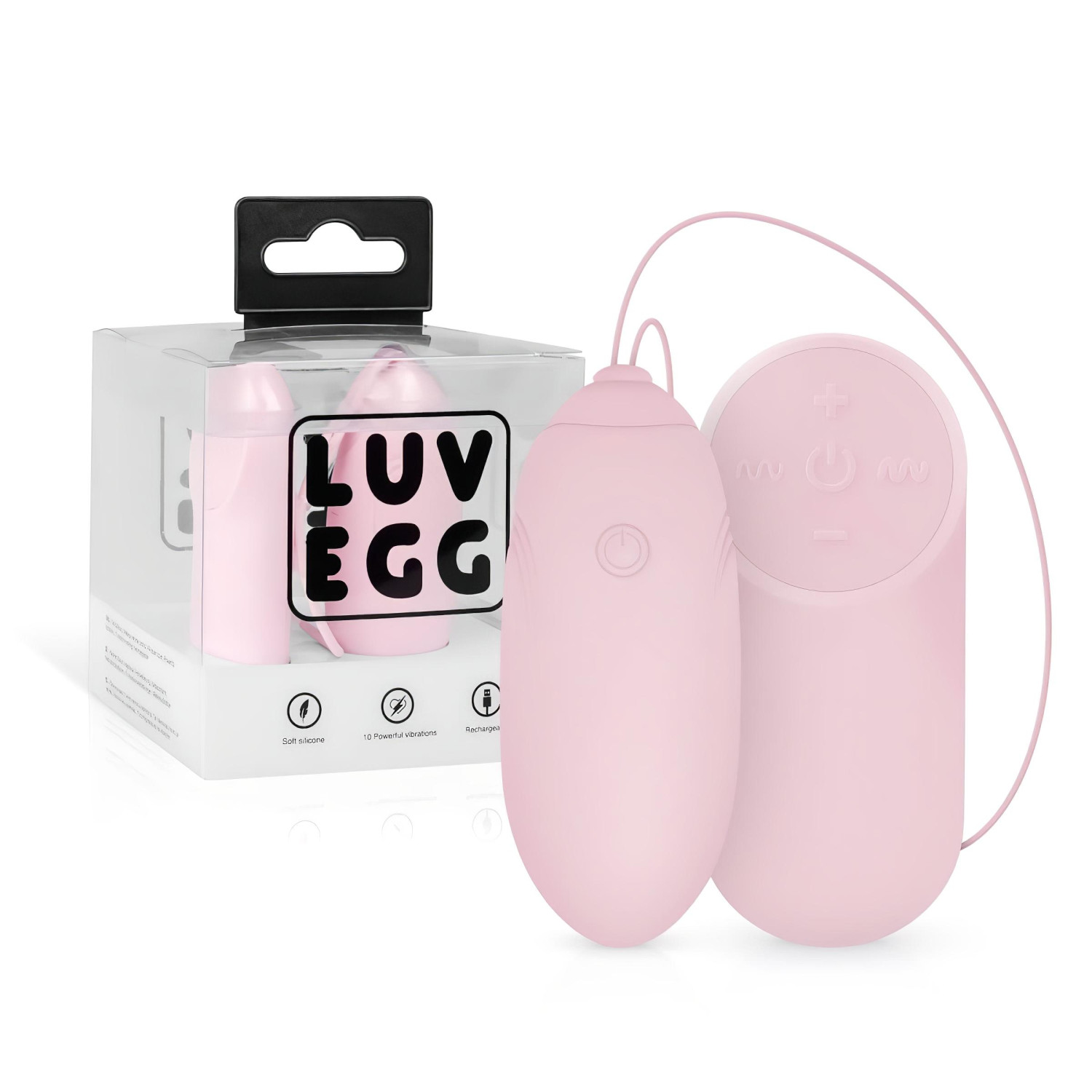 LUV EGG - vibrační vajíčko na dálkové ovládání - růžové