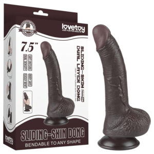 Lovetoy - realistický dildo s přísavkou - dvouvrstvý - 19