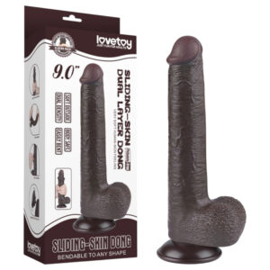 Lovetoy - realistický dildo s přísavkou - dvouvrstvý - 20