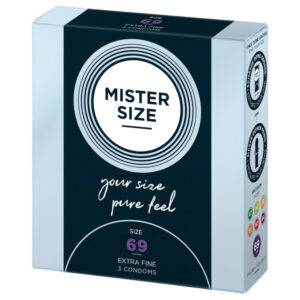 Mister Size - extra tenký kondom - 69mm - 3 kusy
