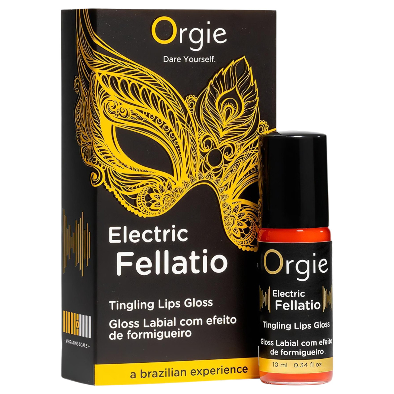Orgie Electric Fellation - brnivý lesk na rty (10 ml)