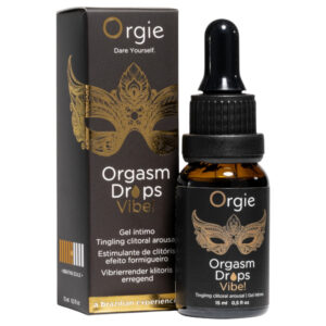 Orgie Orgasm Drops Vibe - šimravý intimní gel pro ženy (15 ml)