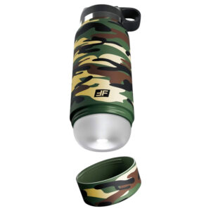 PDX - Fap Flask Happy Camper - masturbátor v láhvi (zeleno‑černý)