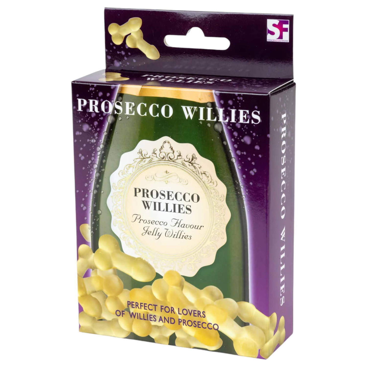 Prosecco Willies - želé v podobě penisů s příchutí prosecca (120 g)