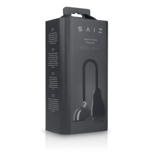 Saiz Premium - automatická vakuová pumpa na vagínu - čirá/černá