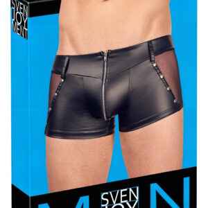 Svenjoyment - pánské lesklé boxérky - černé - L