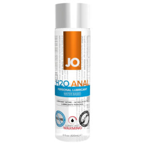 System JO - H2O Anal Warming - hřejivý anální lubrikant na vodní bázi (120 ml)