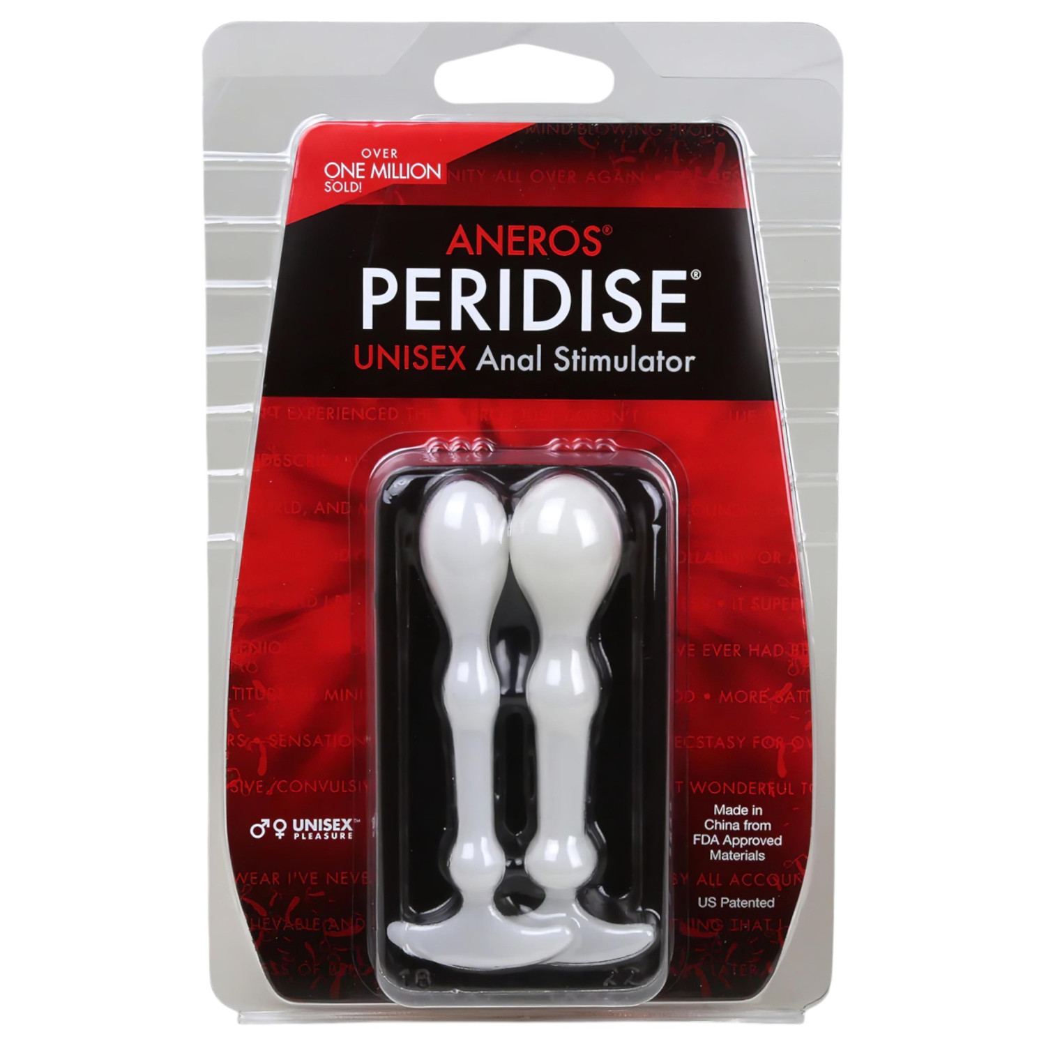 Aneros Peridise - anální dildo sada - 2 ks - bílá