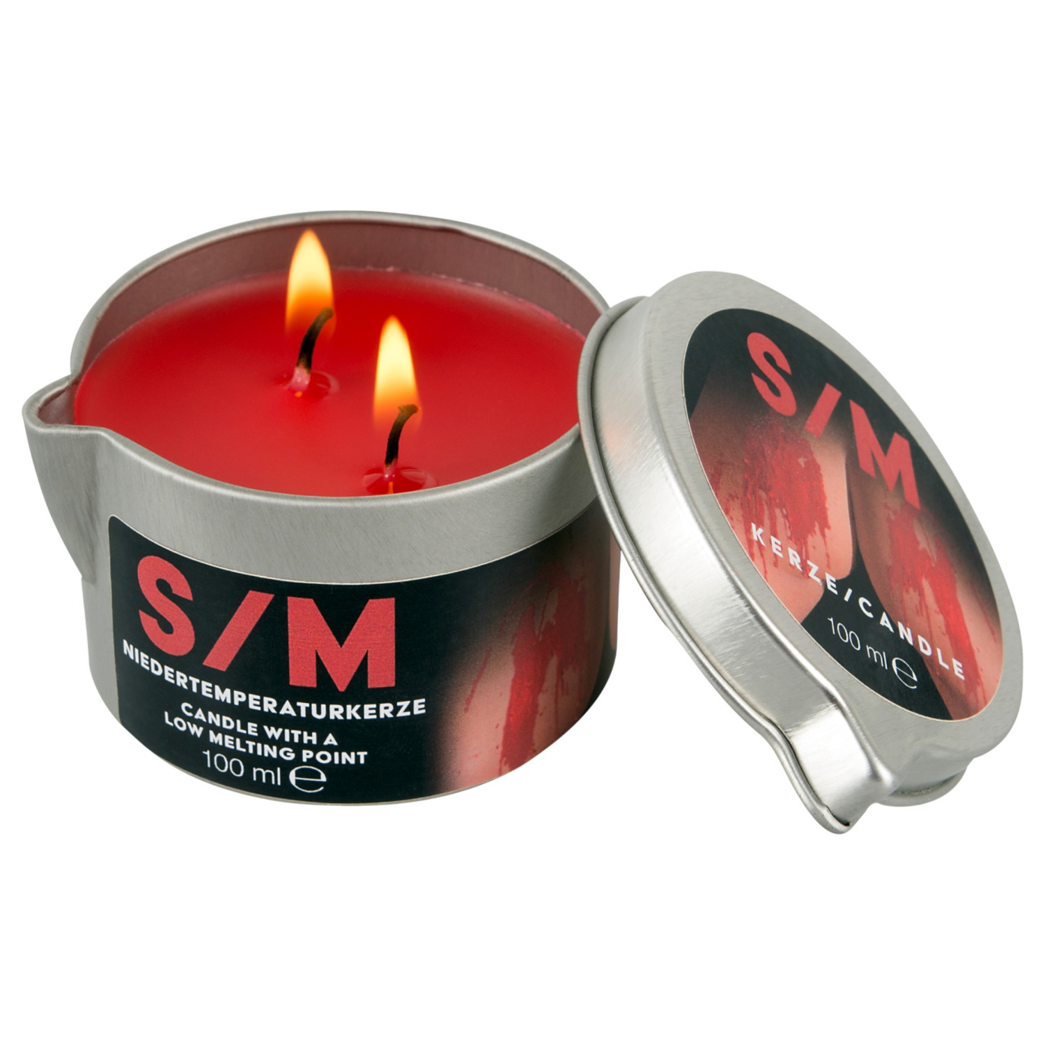 BDSM - erotická svíčka na tělo - parafín - 100 ml