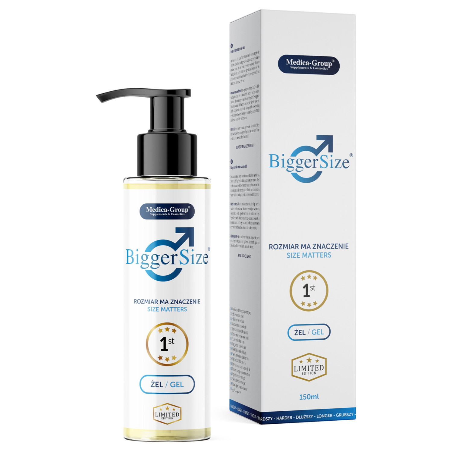 BigErection gel - gel na podporu erekce - 150 ml