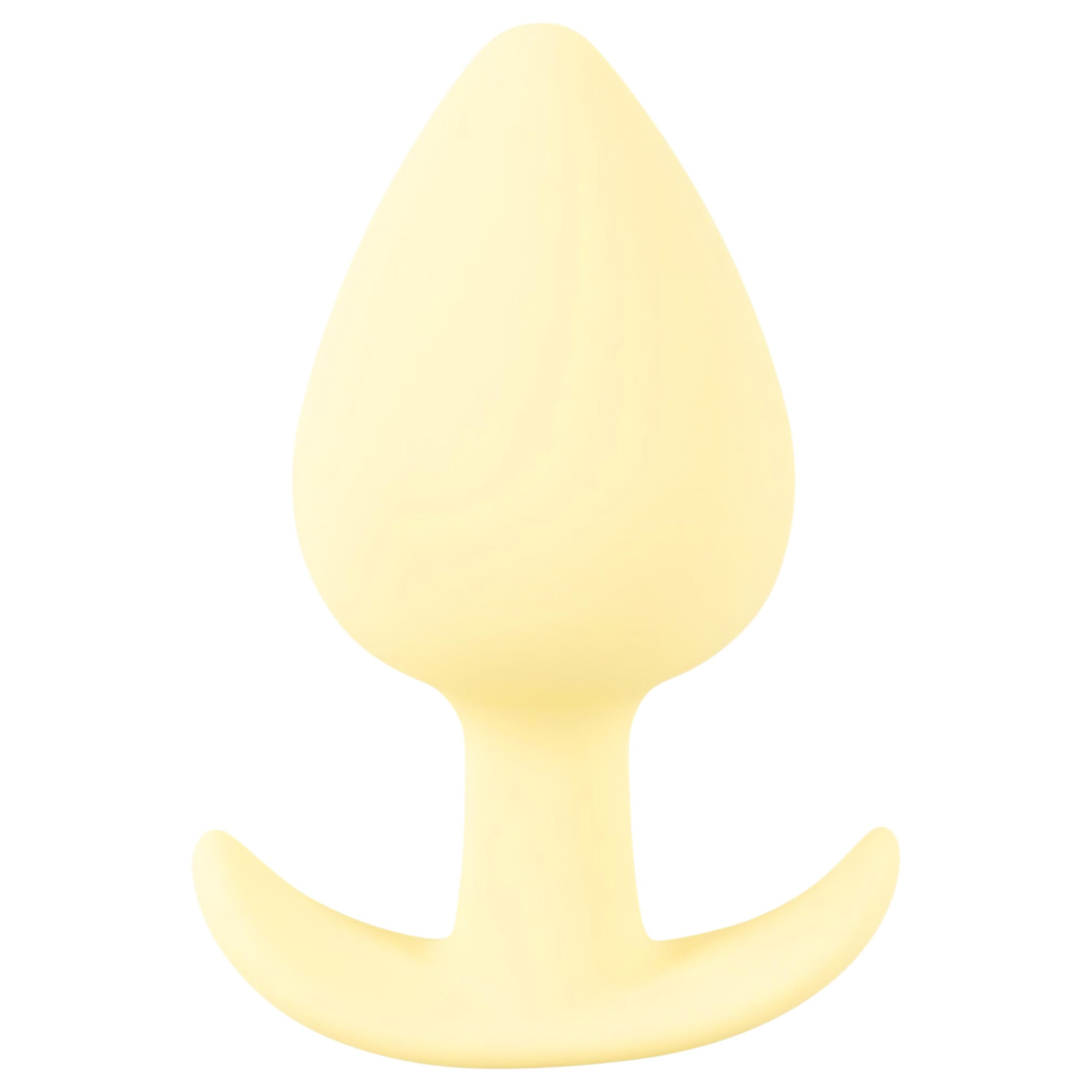 Cuties Mini Butt Plug - silikonový anální kolík (žlutý