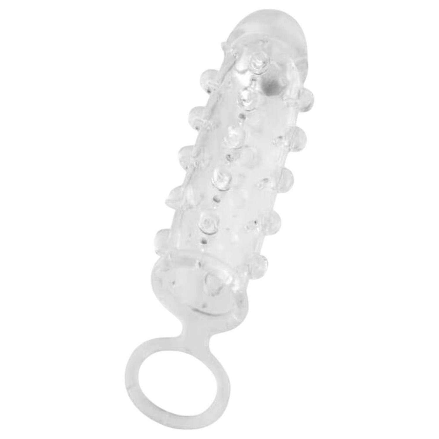 Dorcel Mr. Orgasm - vroubkovaný návlek na penis (průhledný)