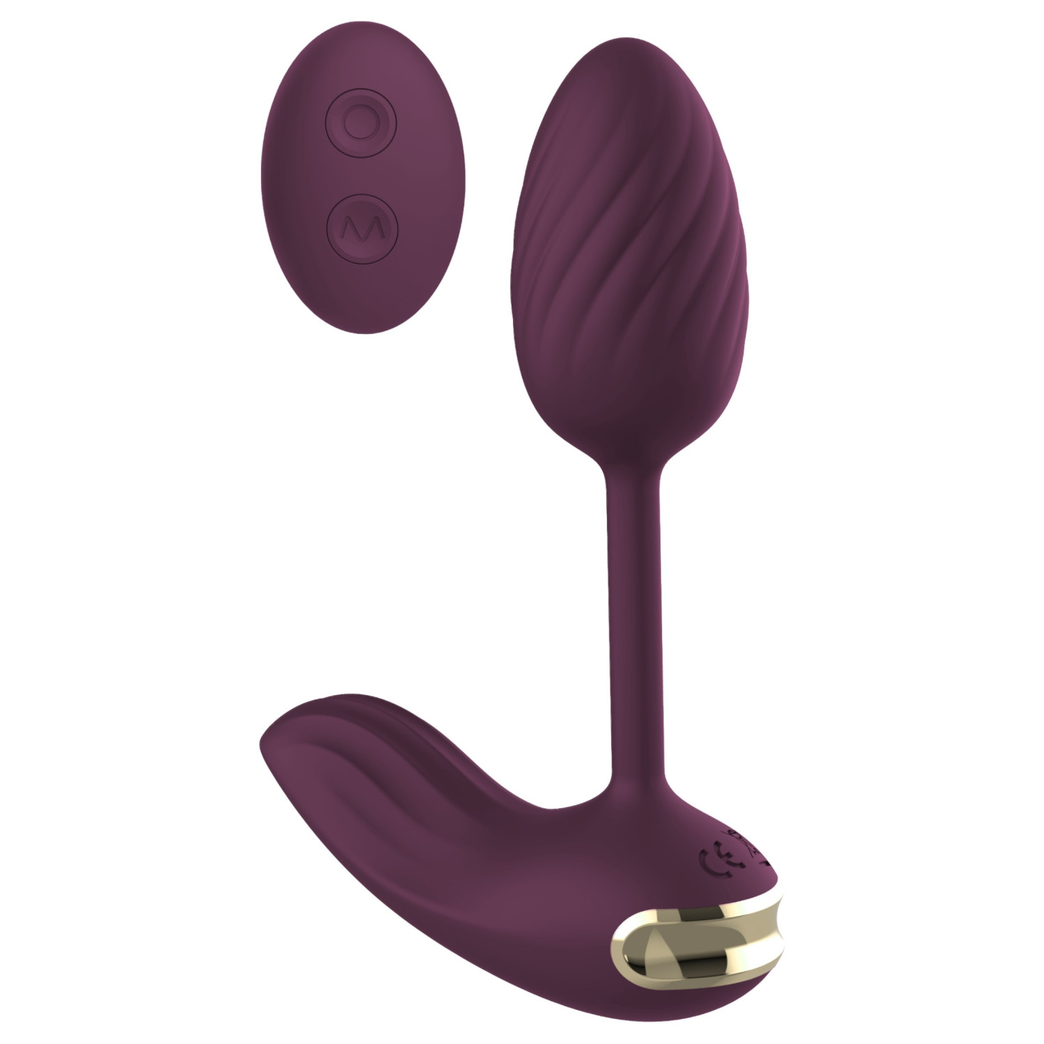Dreamtoys Essentials - nositelné ohebné vibrační vajíčko (fialové)