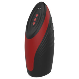 Dreamtoys Essentials - s sací a vibrační masturbátor (černý)