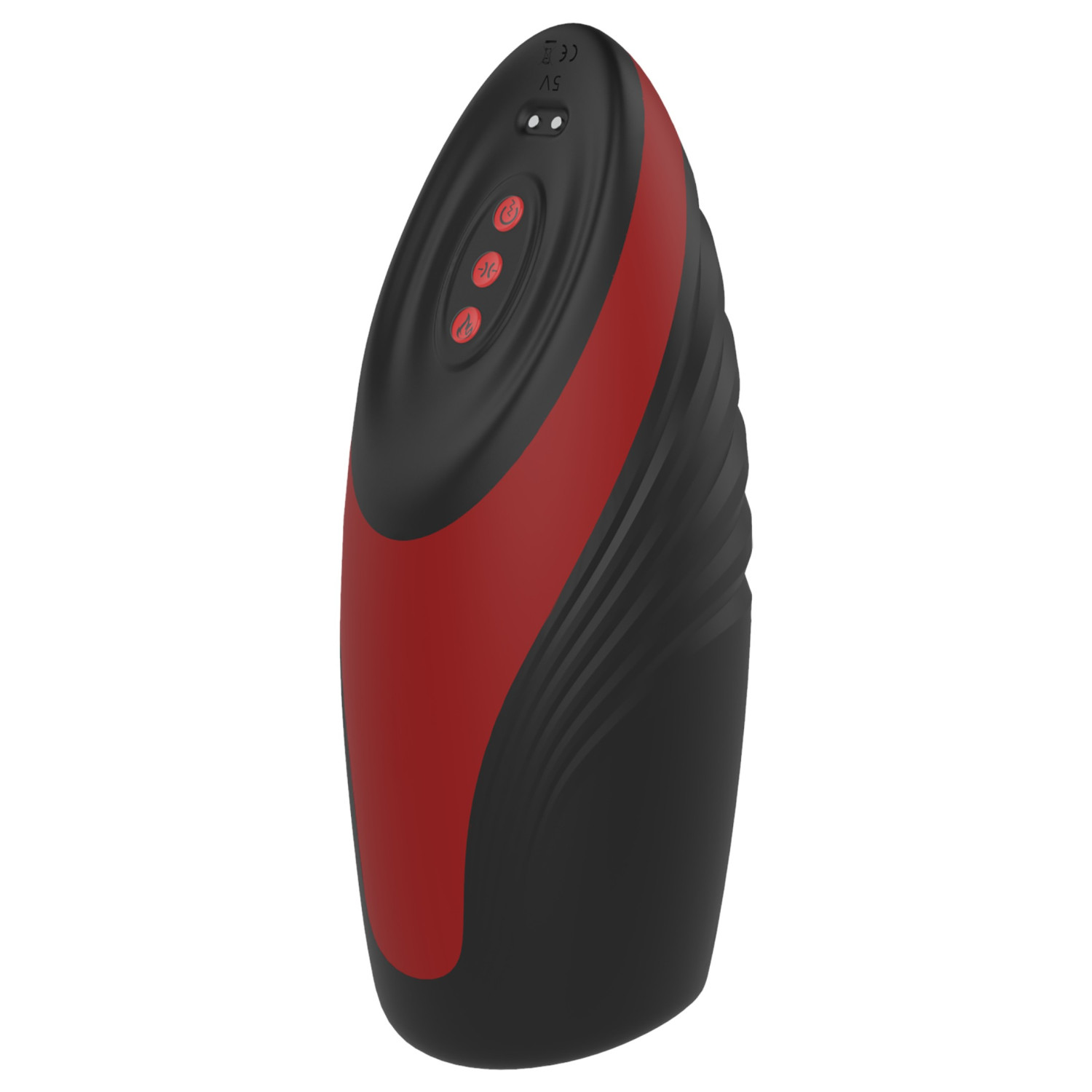 Dreamtoys Essentials - s sací a vibrační masturbátor (černý)