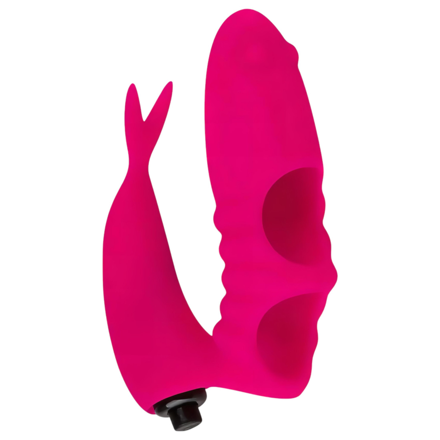 Easytoys - prstový vibrátor 2v1 - růžový