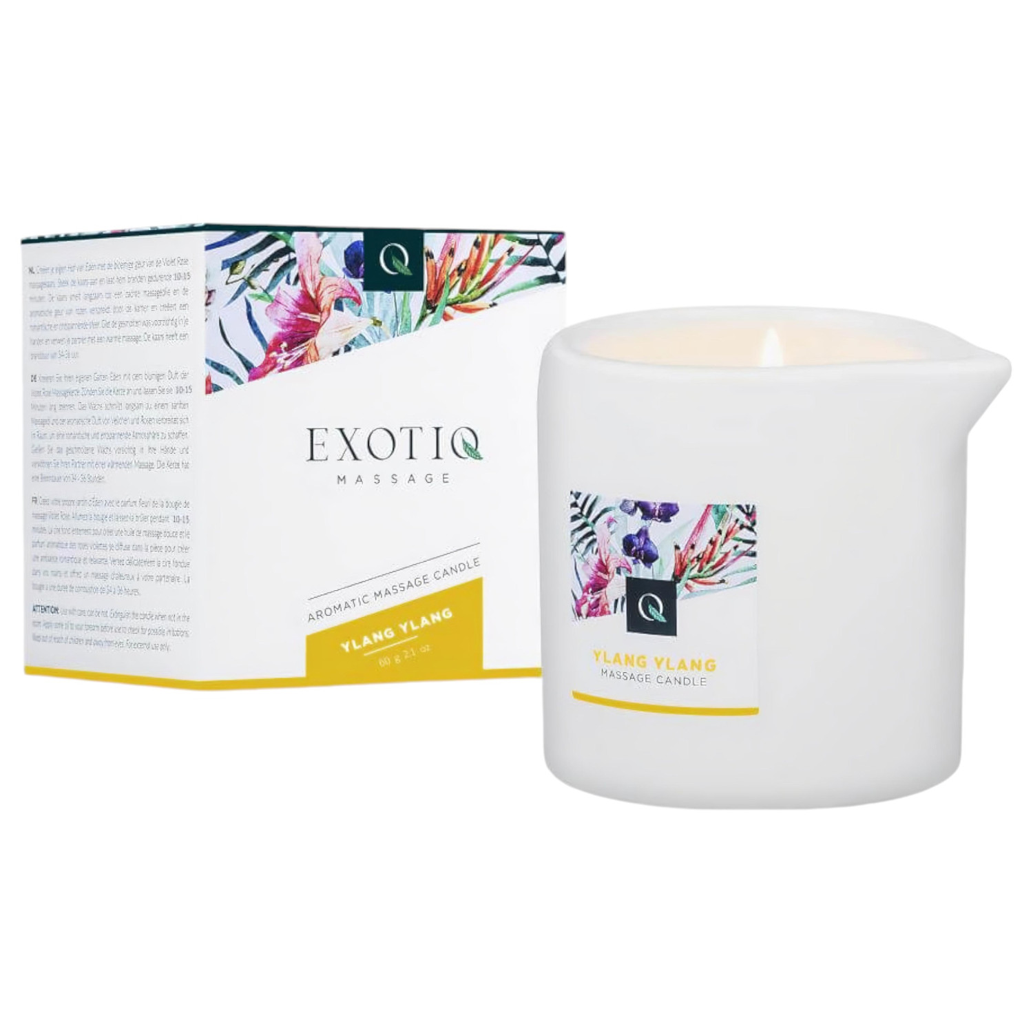 Exotiq - masážní svíčka s vůní ylang ylang - 60g