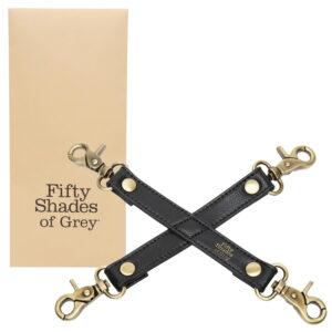 Fifty Shades of Grey - poutací kříž - černý