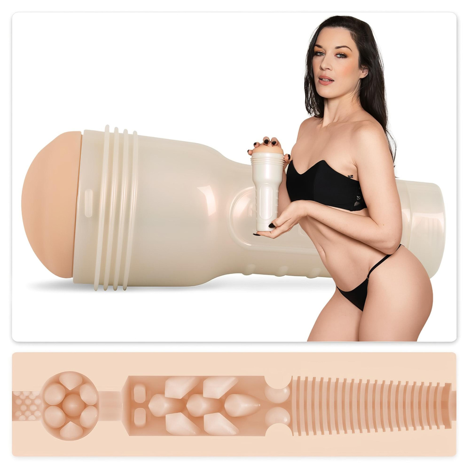 Fleshlight - masturbátor vagina - realističnost Stoya - tělová barva