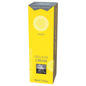 HOT - Shiatsu Orgasm - unisex brnivý intimní krém (30 ml)