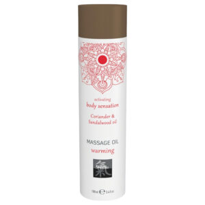 HOT - Shiatsu Warming - masážní olej - koriandr-santálové dřevo 100 ml