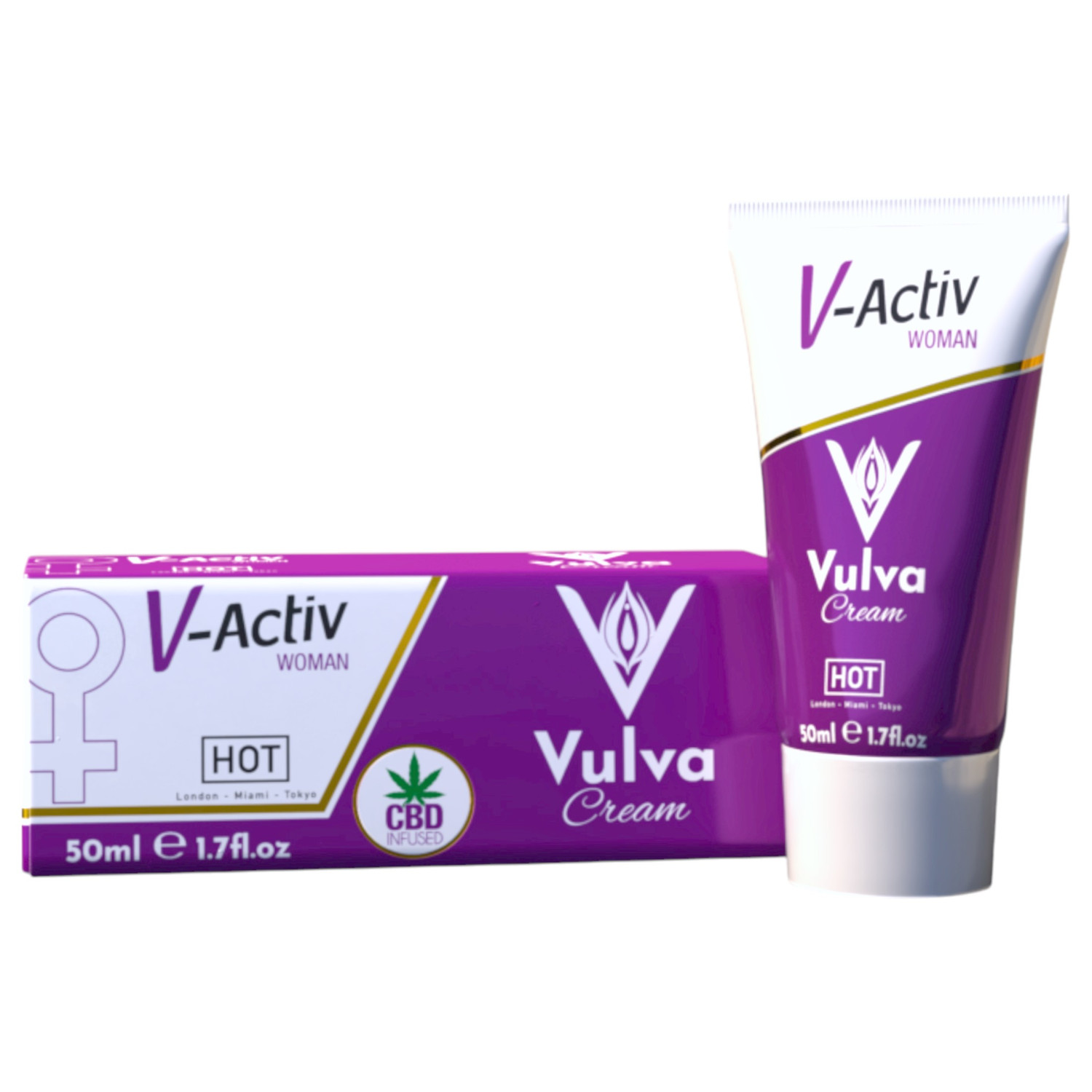 Hot V-Active - stimulační intimní krém pro ženy - 50ml
