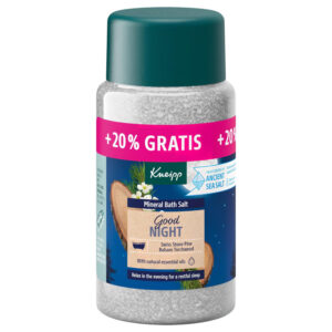 Kneipp Good Night koupelová sůl - borovice limba a santalové dřevo (600 g)