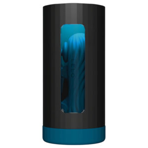 LELO F1s V3 XL - interaktivní masturbátor - černá/modrá