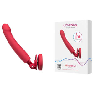 Lovense Mission 2 - Vibrátor ovládaný aplikací s přísavkou (červený)