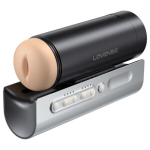 Lovense Solace Pro - aplikací ovládaný masturbátor pro muže (černý)