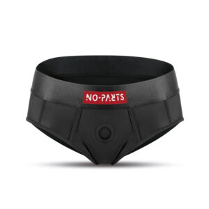 No-Parts Robin - strap-on kalhotky - černé - velikost L