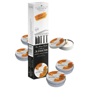 Petits Joujoux Athens - masážní svíčka - pižmo‑parfém (5×43 ml)