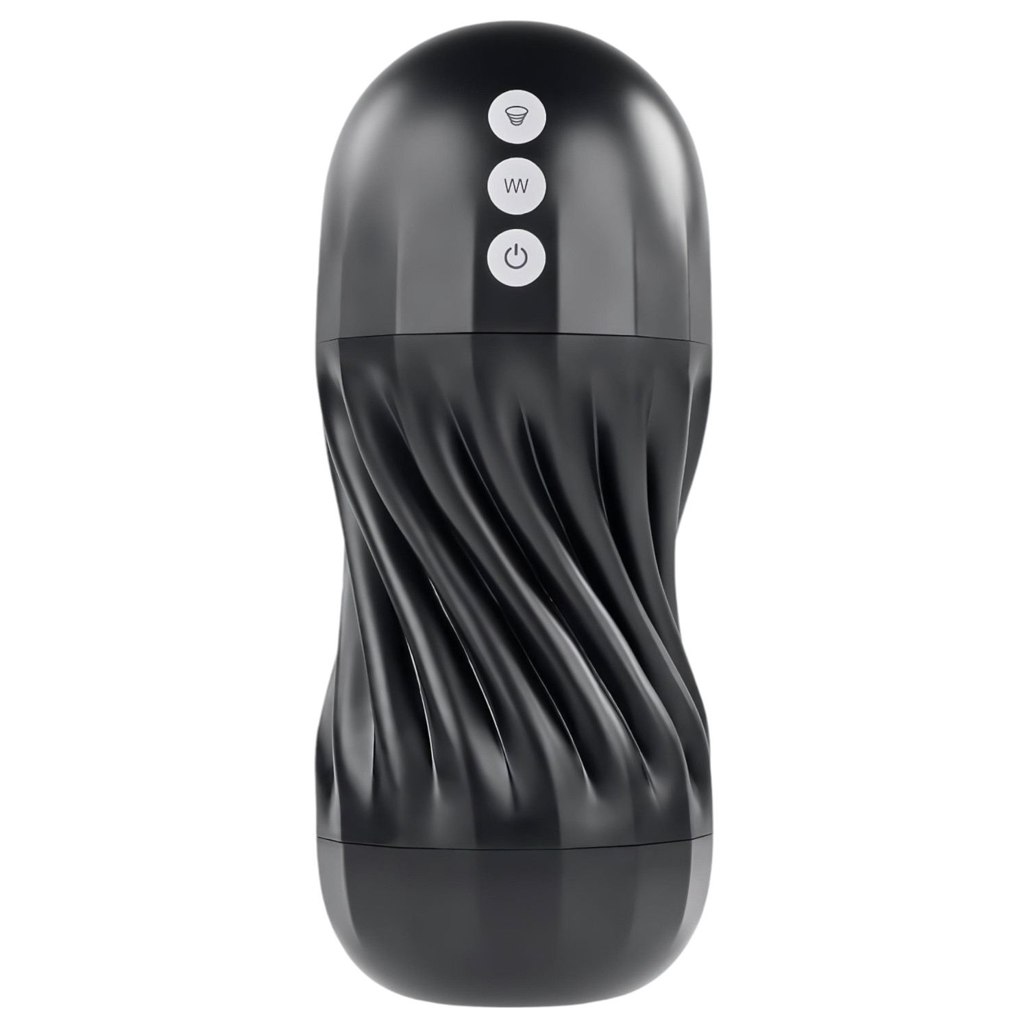 Playboy Solo Stroker - akumulátorový stimulační masturbátor (černý)