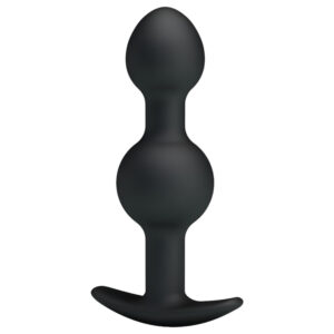 Pretty Love - anální dildo s vnitřní kuličkou - černé