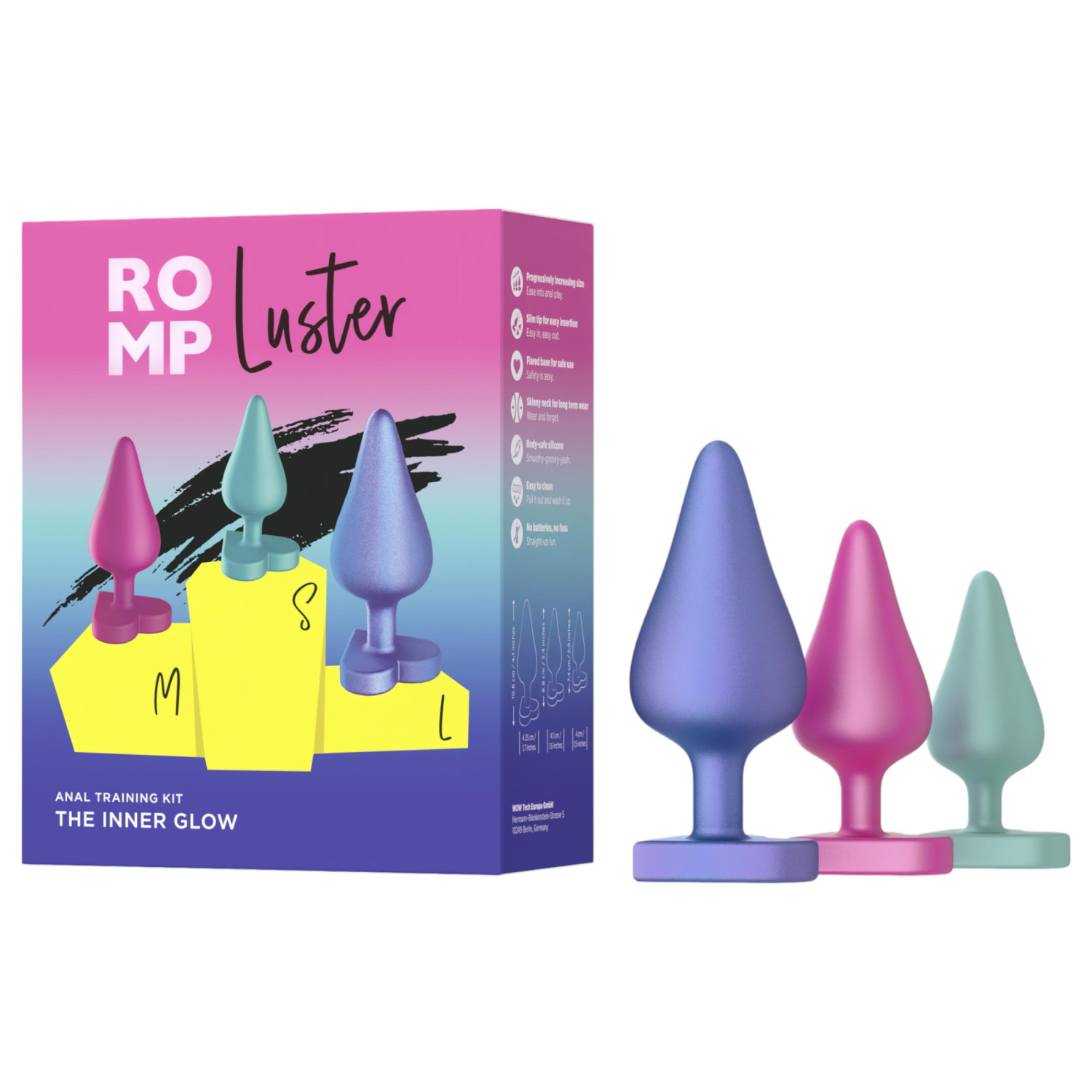 ROMP - anální tréninková sada - 3 kusy