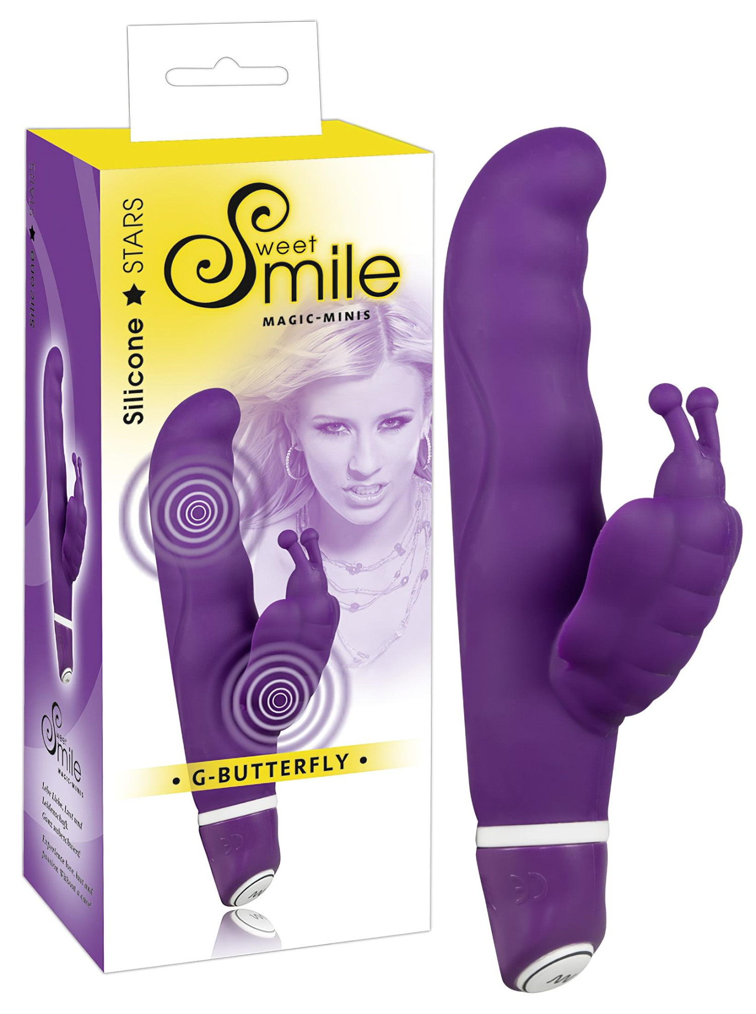 SMILE - vibrátor na klitoris a bod G - motýlek